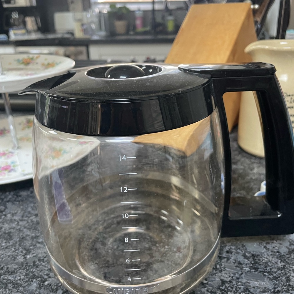 Cuisinart 14 cup Glass Coffee Carafe with Black Handle